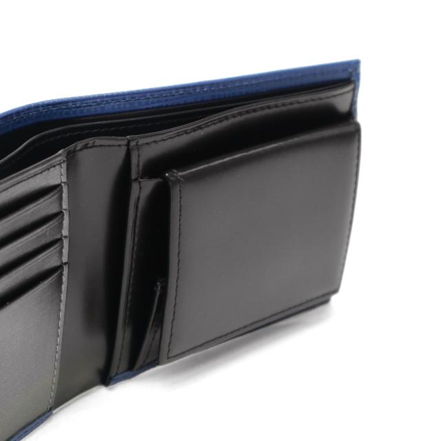【商品レビューで＋5％】ランバン オン ブルー 二つ折り財布 メンズ 財布 小銭入れあり LANVIN en Bleu ブランド 大人 上品 コンパクト 軽量 二つ折り 二つ折 革財布 529614_17