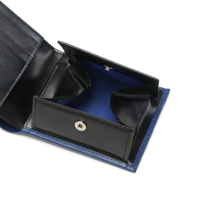 【商品レビューで＋5％】ランバン オン ブルー 二つ折り財布 メンズ 財布 小銭入れあり LANVIN en Bleu ブランド 大人 上品 コンパクト 軽量 二つ折り 二つ折 革財布 529614_18