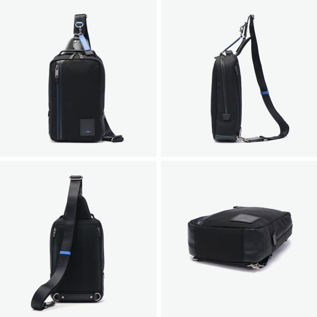 【商品レビューで＋5％】ランバン オン ブルー ボディバッグ メンズ ブランド 縦型 軽量 おしゃれ LANVIN en Bleu ワンショルダーバッグ 斜めがけ 撥水 A5 リール 530911_5