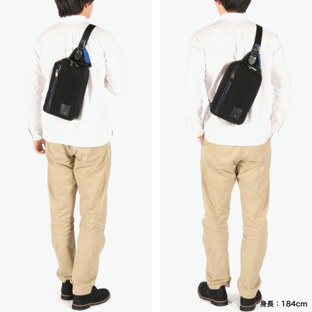【商品レビューで＋5％】ランバン オン ブルー ボディバッグ メンズ ブランド 縦型 軽量 おしゃれ LANVIN en Bleu ワンショルダーバッグ 斜めがけ 撥水 A5 リール 530911_7