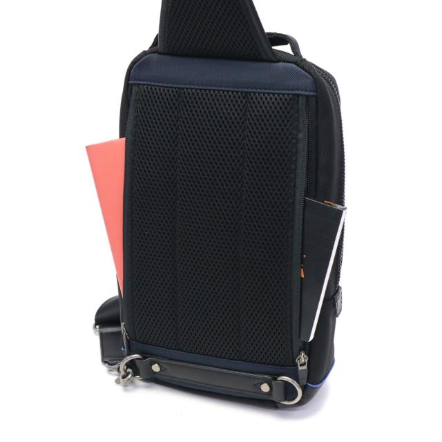【商品レビューで＋5％】ランバン オン ブルー ボディバッグ メンズ ブランド 縦型 軽量 おしゃれ LANVIN en Bleu ワンショルダーバッグ 斜めがけ 撥水 A5 リール 530911_15