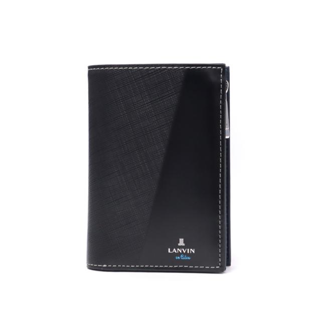最大30%還元★5/3限定｜【5％OFFクーポン】【商品レビューで＋5％】ランバン オン ブルー 財布 メンズ LANVIN en Bleu 2つ折 二つ折 ブランド 本革 革 牛革 レザー ウォレット 財布 シンプル ロゴ 大人 555614_8