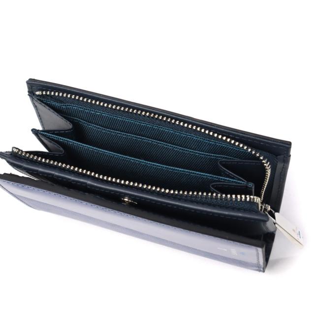 最大30%還元★5/3限定｜【5％OFFクーポン】【商品レビューで＋5％】ランバン オン ブルー 財布 メンズ LANVIN en Bleu 2つ折 二つ折 ブランド 本革 革 牛革 レザー ウォレット 財布 シンプル ロゴ 大人 555614_17