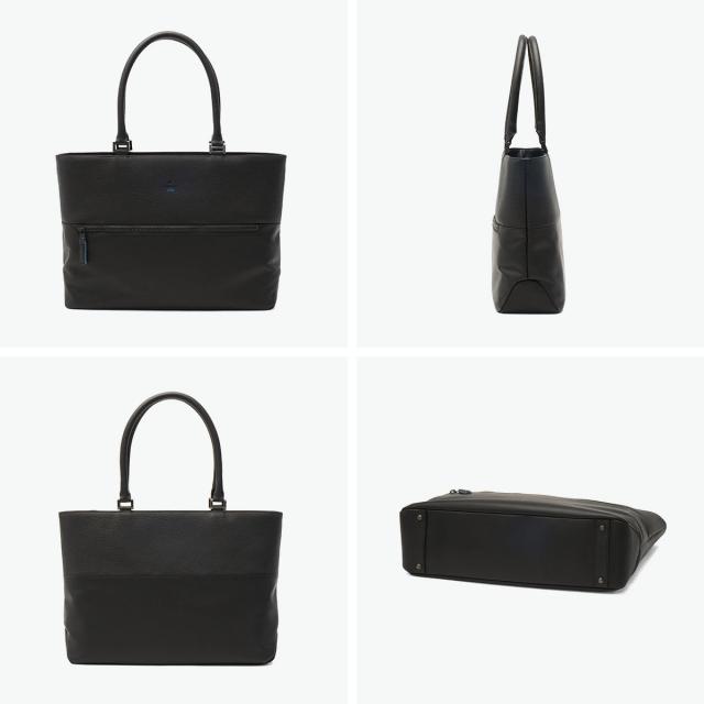 【5％OFFクーポン】【商品レビューで＋5％】ランバン オン ブルー トートバッグ メンズ 大きめ A4 B4 ファスナー付き LANVIN en Bleu ビジネス レザー 軽い 横型 自立 フェリチタ 574701_5