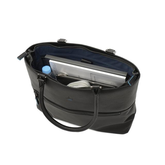 【5％OFFクーポン】【商品レビューで＋5％】ランバン オン ブルー トートバッグ メンズ 大きめ A4 B4 ファスナー付き LANVIN en Bleu ビジネス レザー 軽い 横型 自立 フェリチタ 574701_11