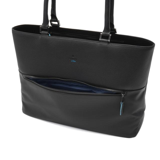 【5％OFFクーポン】【商品レビューで＋5％】ランバン オン ブルー トートバッグ メンズ 大きめ A4 B4 ファスナー付き LANVIN en Bleu ビジネス レザー 軽い 横型 自立 フェリチタ 574701_12