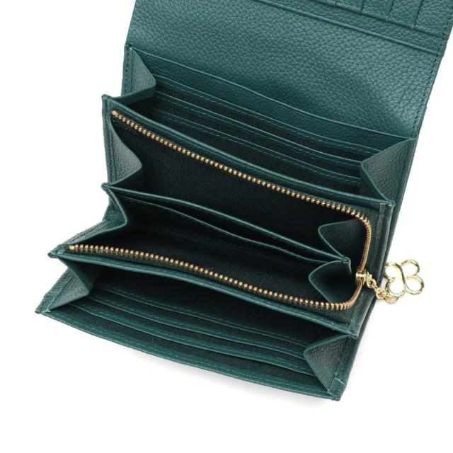 マリクレール 財布 2つ折り レディース 2つ折り財布 本革 ファスナー付き小銭入れ 大容量 ブランド カルーゼル88649-40 ベージュ レディース 財布 マリクレール marieclaire 二つ折り財布 折り財布 二