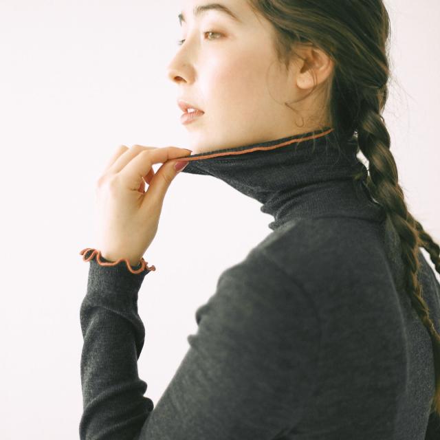 【商品レビューで＋5％】me. インナー レディース ミードット me 長袖 トップス タートルネック 日本製 melino washable wool me-23309 5%OFFクーポン】【商品レビューで＋5％】me. インナー レディース