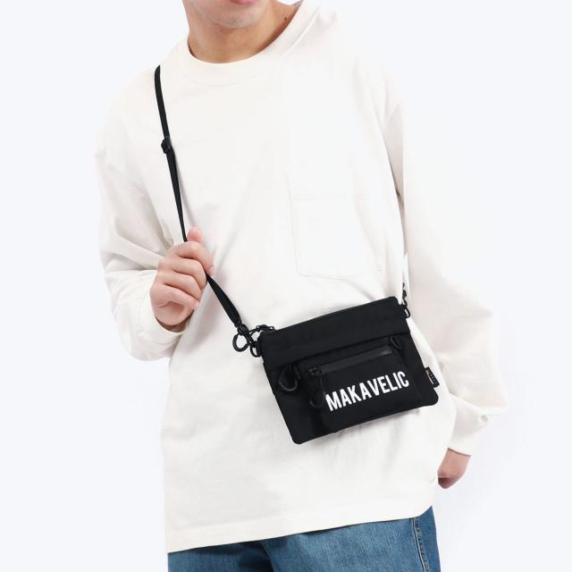 正規品1年保証 マキャベリック ショルダーバッグ サコッシュ メンズ レディース 斜めがけ ブランド MAKAVELIC バッグ 小さめ 軽量 ナイロン B5 3124-10503 MAKAVELIC ユニセックス サコッシュ マキャベリック MAKAVELIC 正規品1