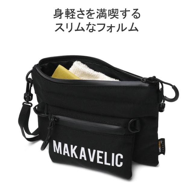 正規品1年保証 マキャベリック ショルダーバッグ サコッシュ メンズ レディース 斜めがけ ブランド MAKAVELIC バッグ 小さめ 軽量 ナイロン B5 3124-10503 MAKAVELIC ユニセックス サコッシュ マキャベリック MAKAVELIC 正規品1