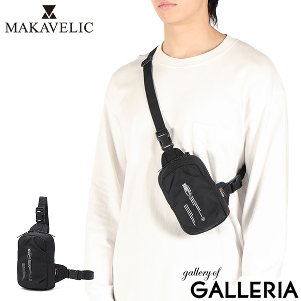 【商品レビューで＋5％】【正規品1年保証】 マキャベリック ボディバッグ メンズ レディース MAKAVELIC スリングバッグ 斜めがけバッグ 軽い 軽量 ナイロン 斜め掛け 大人 防水 撥水 ミニ 小さめ SQUAD Active Mini Sling Bag 3125-10503