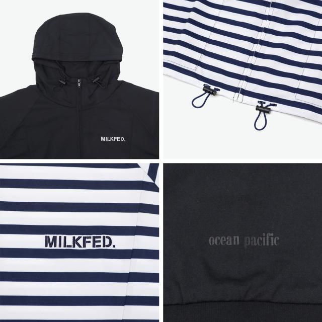 【商品レビューで＋5％】ミルクフェド パーカー レディース 薄手 UVカット MILKFED. トップス UV 紫外線対策 UPF50+ 吸水速乾 超軽量 ラッシュガード おしゃれ 無地 103252012001_4