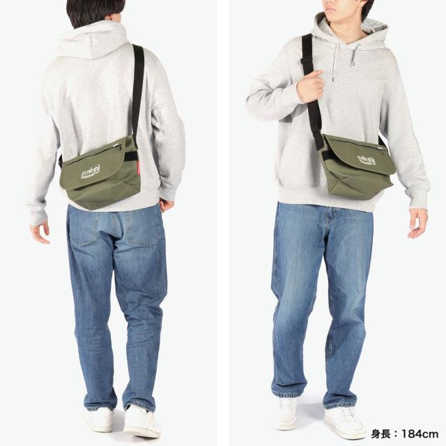 【商いもの文芸評論で＋5％】【日本定まり品】マンハッタンポーテージ ショルダーバッグ メンズ レディース Manhattan Portage MP1605JRCNVS