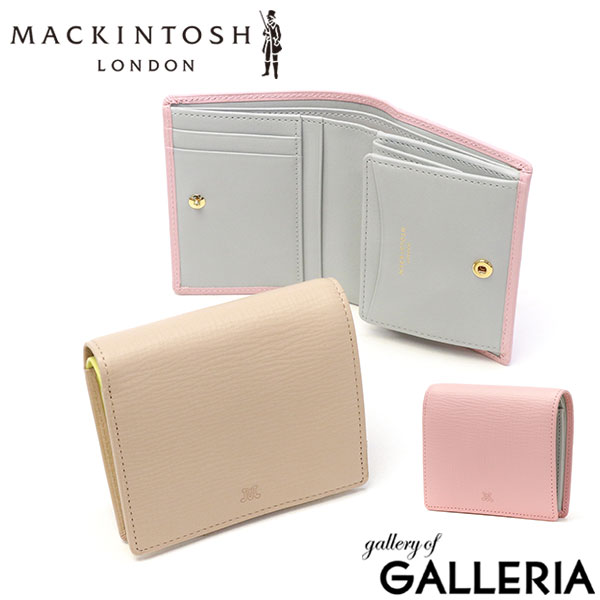 マッキントッシュロンドン MACKINTOSH LONDON コート 商品レビューで＋5％マッキントッシュ ロンドン 財布 レディース 二つ折り コンパクト MACKINTOSH LONDON ブランド 小銭入れ  ボックス型 レザー 軽量 EM MKL5060123
