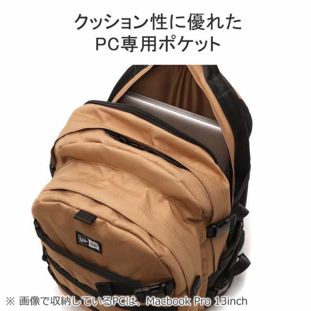 商品レビューで＋5％】【正規取扱店】NEW ERA リュック 通学 大容量 黒