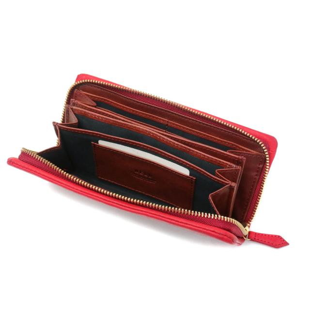 【商品レビューで＋5％】ネルド 長財布 本革 革 レザー ブランド NELD 大容量 小銭入れあり ラウンドファスナー 軽量 PUEBRO-F AN224の通販は