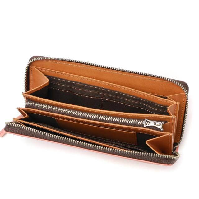 【商品レビューで＋5％】ネルド 財布 長財布 メンズ レディース NELD 本革 牛革 レザー 大容量 小銭入れ カード入れ カード ブランド ラウンドファスナー 日本製 BOTANICAL AN291_13