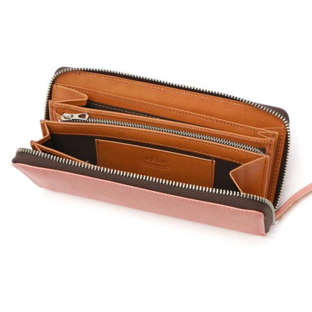 【商品レビューで＋5％】ネルド 財布 長財布 メンズ レディース NELD 本革 牛革 レザー 大容量 小銭入れ カード入れ カード ブランド ラウンドファスナー 日本製 BOTANICAL AN291_14
