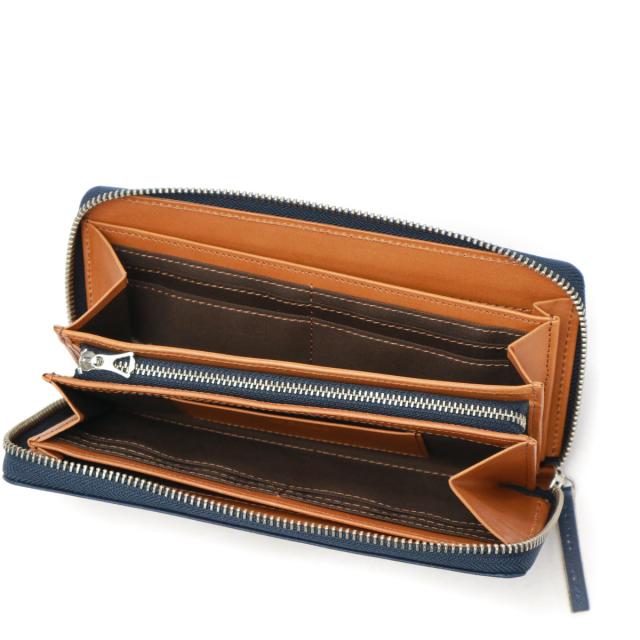 【商品レビューで＋5％】ネルド 財布 長財布 メンズ レディース NELD 本革 牛革 レザー 大容量 小銭入れ カード入れ カード ブランド ラウンドファスナー 日本製 BOTANICAL AN291_16