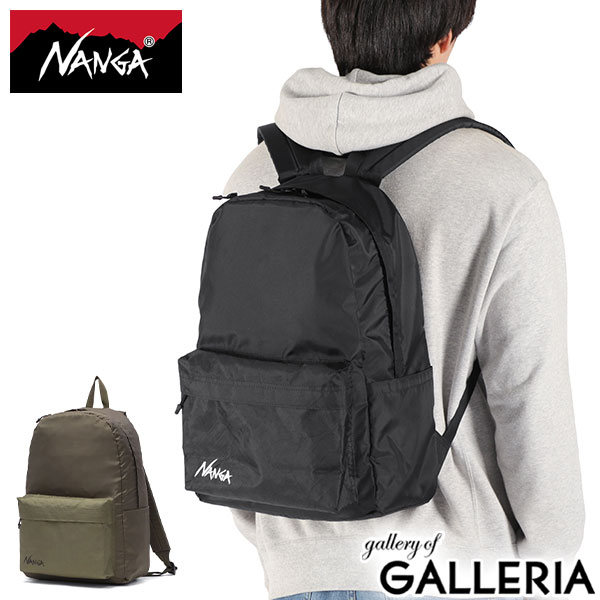 【商品レビューで＋5％】ナンガ リュック メンズ 通学 通勤 軽量 軽い NANGA 大容量 PC収納 ビジネス 撥水 A4 20L ECOPAK UR DAY BAG N2542-3M306Z