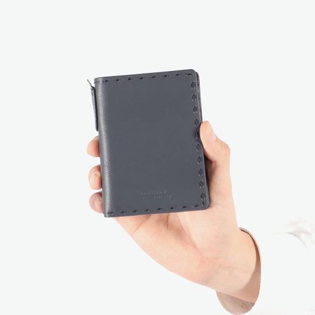【商品レビューで＋5％】ノマドイ 二つ折り財布 メンズ レディース 財布 NOMADOI ブランド 大人 本革 二つ折り ミニ 折財布 BOX型小銭入れ Indiana 縦型折り財布 NAMW5NS3_7