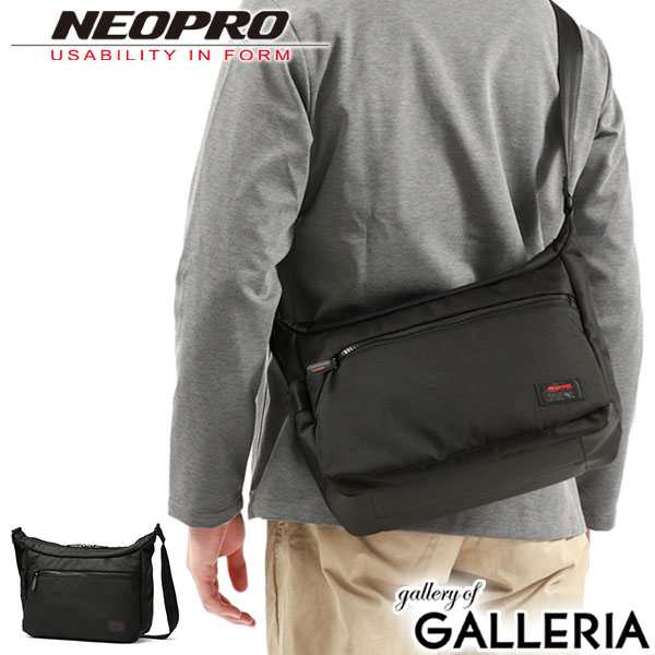 【商品レビューで＋5％】ネオプロ ショルダーバッグ メンズ NEOPRO RED POINT 船型 B5 斜めがけ 肩掛け 軽量 ファスナー 大人 通勤 2-113