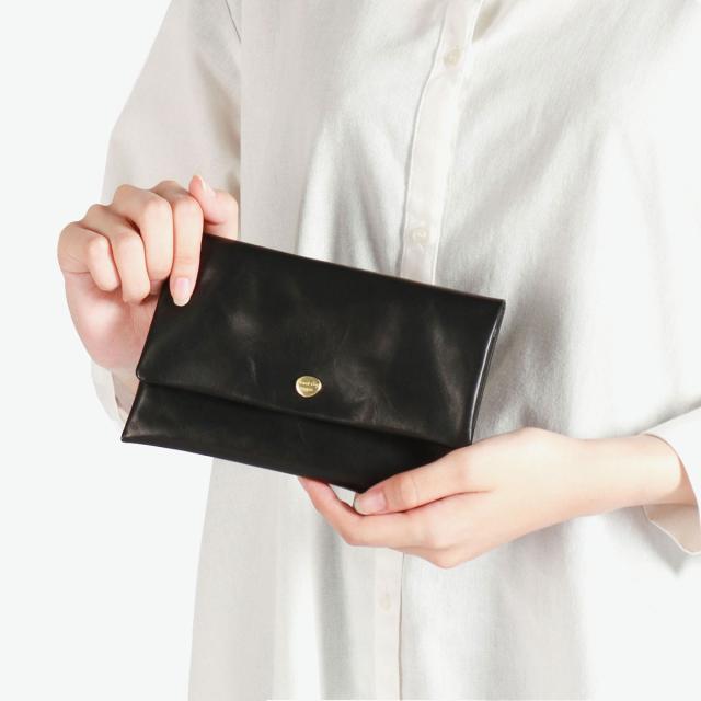 最大30%還元★6/3限定｜【商品レビューで＋5％】ニュートラルグレイ 財布 レディース Neutral Gray 長財布 本革 薄い かわいい 薄型 革 馬革 レザー かぶせ ロングウォレット 小銭入れあり カード カード入れ 多い おしゃれ 日本製 ハスキー 1015-666_7