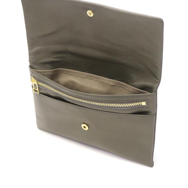 最大30%還元★6/3限定｜【商品レビューで＋5％】ニュートラルグレイ 財布 レディース Neutral Gray 長財布 本革 薄い かわいい 薄型 革 馬革 レザー かぶせ ロングウォレット 小銭入れあり カード カード入れ 多い おしゃれ 日本製 ハスキー 1015-666_13