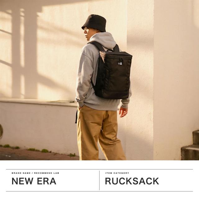 最大30%還元★5/3限定｜【5％OFFクーポン】【商品レビューで＋5％】【正規取扱店】 NEW ERA リュック 通学 ニューエラ 軽量 軽い PC ボックス型 バックパック Box Pack ロゴ A4 B4 25L ボックスパック ミディアム_1