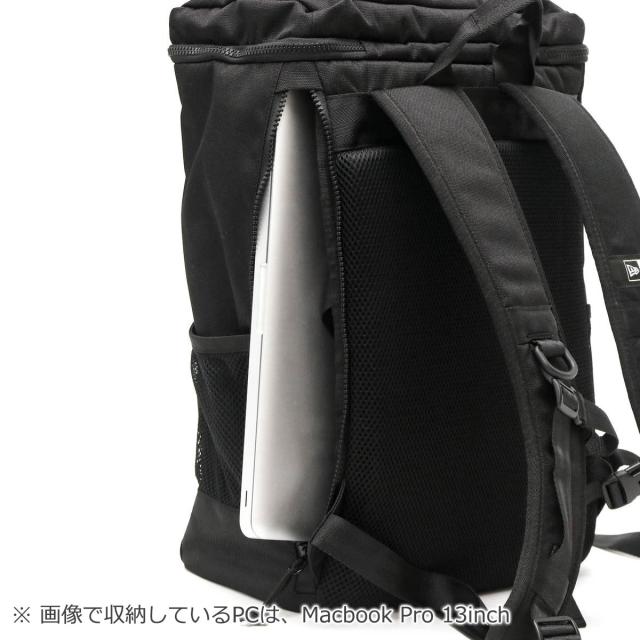 最大30%還元★5/3限定｜【5％OFFクーポン】【商品レビューで＋5％】【正規取扱店】 NEW ERA リュック 通学 ニューエラ 軽量 軽い PC ボックス型 バックパック Box Pack ロゴ A4 B4 25L ボックスパック ミディアム_15