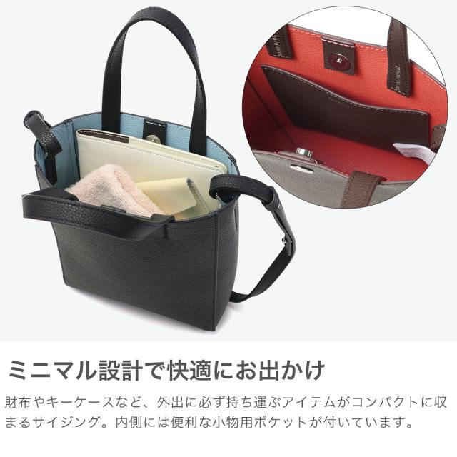 最大30%還元★5/3限定｜【商品レビューで＋5％】オーシバル トートバッグ ORCIVAL 軽量 小さめ 2WAY 本革 ショルダー Double Face Leather 2way Tote Bag OR-H0346 DFT_3