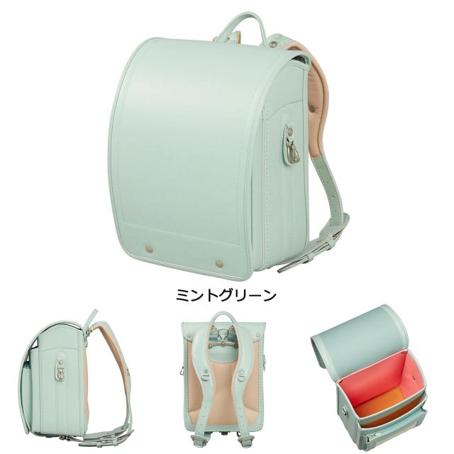 【商品レビューで＋5％】【2027年度 一部受注生産 8月末まで受付】トンボかきかたえんぴつプレゼント 【正規品6年保証】 オオバランドセル 大峽製鞄 ランドセル 女の子 男の子 牛革 人工皮革 エアリー・ライト ハイブリッド 712 612_9