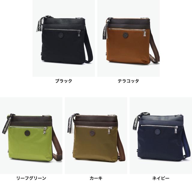 【商品レビューで＋5％】【日本正規品】オロビアンコ ショルダーバッグ メンズ レディース Orobianco 斜めがけ 撥水 A5 3L 薄型 ミニショルダー SOLO PER TE 92951_1