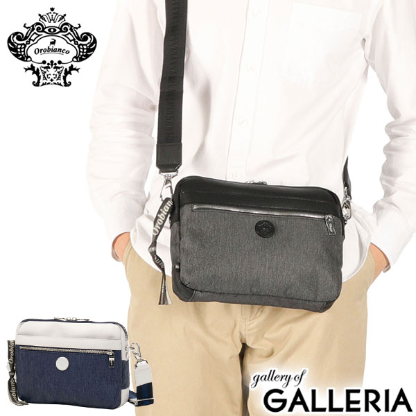 【5％OFFクーポン】【商品レビューで＋5％】【日本正規品】 オロビアンコ ショルダーバッグ Orobianco バッグ 斜めがけ 大人 ブランド デニム 軽量 小さめ 上品 横型 A5 4L JEANS2 93112