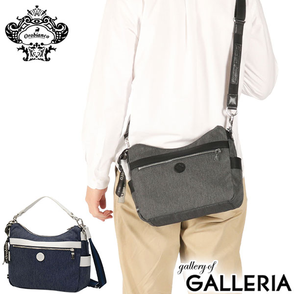 【5％OFFクーポン】【商品レビューで＋5％】【日本正規品】 オロビアンコ ショルダーバッグ Orobianco 斜めがけ ブランド デニム 軽量 小さめ 横型 トート 2WAY B5 7L JEANS2 93114