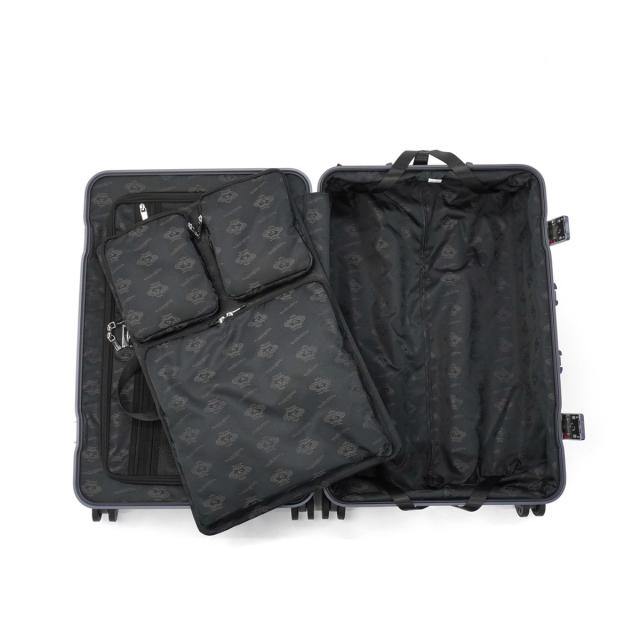 最大30%還元★5/3限定｜【5％OFFクーポン】【商品レビューで＋5％】【正規品10年保証】オロビアンコ スーツケース フレームタイプ Lサイズ Orobianco 7泊8日 シルバー アルミフレーム 71L MOVENZA 93143_17