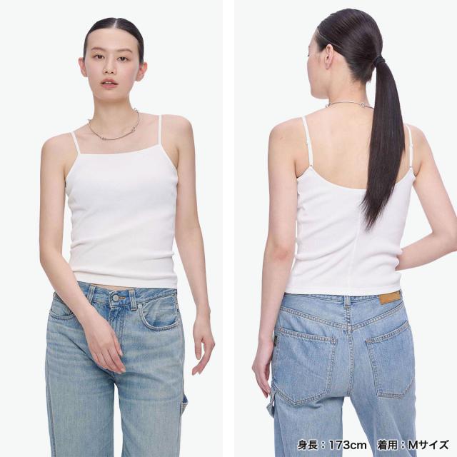 【5％OFFクーポン】【商品レビューで＋5％】アワワコール キャミソール カップ付き インナー 綿100% OUR WACOAL トップス インナーウェア ブラトップ アンダーゴムなし キャミ シンプル ストラップ調整  JCX141 商品レビューで＋5％】アワワコール キャミソール カップ付き インナー