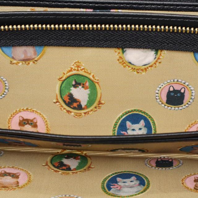 最大21%還元★4/13限定｜【商品レビューで＋5％】PAUL＆JOE ACCESSOIRES 長財布 ブランド 大容量 かぶせ 財布 ポールアンドジョー カード ねこ ブローチ CAT BROOCH かぶせ束入れ PJA-W1171