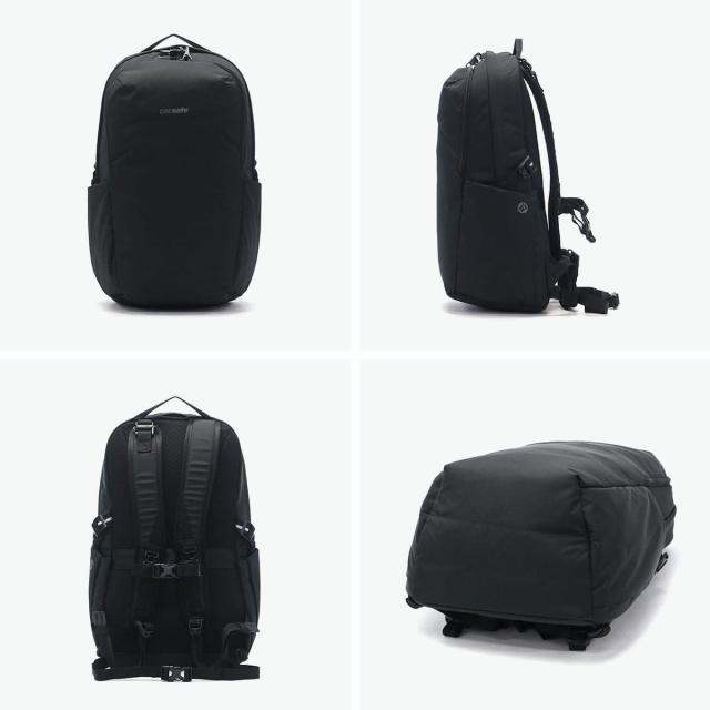 最大30%還元★6/13限定｜【5％OFFクーポン】【商品レビューで＋5％】パックセーフ リュック メンズ レディース pacsafe RFIDセーフ バックパック 大きめ ブランド 通勤 スキミング防止 防犯 旅行 24L 2層 A4 PC収納 13inch 撥水 V24_6