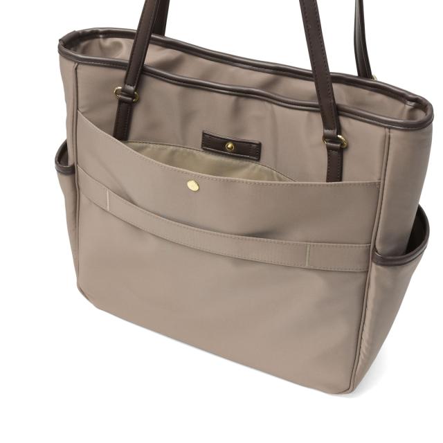 【5％OFFクーポン】【商品レビューで＋5％】プログレ トートバッグ バッグ PROGRES 女性 トート 横型 肩掛け 通勤 旅行 軽量 ファスナー 19L A4 PC収納 底鋲 自立 アリューヴ 20202_12