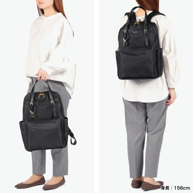最大30%還元★5/3限定｜【5％OFFクーポン】【商品レビューで＋5％】プログレ リュック バックパック PROGRES ブランド 女性 リュックサック 通勤 旅行 軽量 ファスナー 18L A4 PC収納 底鋲 自立 アリューヴ 20204_7