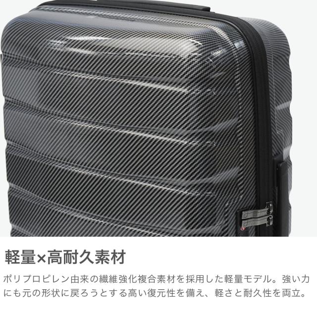 最大30%還元★5/3限定｜【5％OFFクーポン】【商品レビューで＋5％】もれなくシューズケースプレゼント【正規品10年保証】プロテカ スーツケース PROTeCA 軽量 ストッパー 静音 ブランド TSAロック キャリー 日本製 52L 5泊 6泊 エアロフレックスDX2 01522_2