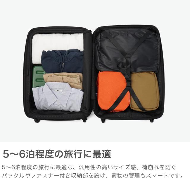 最大30%還元★5/3限定｜【5％OFFクーポン】【商品レビューで＋5％】もれなくシューズケースプレゼント【正規品10年保証】プロテカ スーツケース PROTeCA 軽量 ストッパー 静音 ブランド TSAロック キャリー 日本製 52L 5泊 6泊 エアロフレックスDX2 01522_3