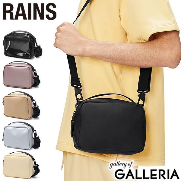 【商品レビューで＋5％】レインズ ショルダーバッグ メンズ レディース 斜めがけバッグ RAINS ブランド おしゃれ かっこいい シンプル 小さめ 小さい ミニ 斜めがけ バッグ 軽量 軽い 撥水 はっ水 耐久性 2.8L 2WAY 2WAYバッグ Box Bag 14100