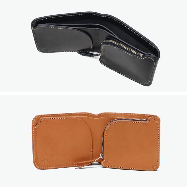 【商品レビューで＋5％】【正規取扱店】レッドムーン 二つ折り財布 メンズ レディース REDMOON 財布 本革 レザー 札 札入れ 小銭 MID LINE ショートウォレット 2000-M-MID_5