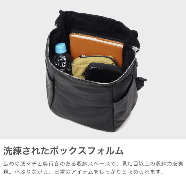 【5％OFFクーポン】【商品レビューで＋5％】REN リュック レディース レン バッグ カバン 軽量 小さめ おしゃれ きれいめ ナチュラル リュックサック 本革 やぎ革 レザー A5 bare ベアー 1-11-35665_3