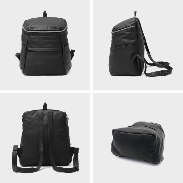 【5％OFFクーポン】【商品レビューで＋5％】REN リュック レディース レン バッグ カバン 軽量 小さめ おしゃれ きれいめ ナチュラル リュックサック 本革 やぎ革 レザー A5 bare ベアー 1-11-35665_5
