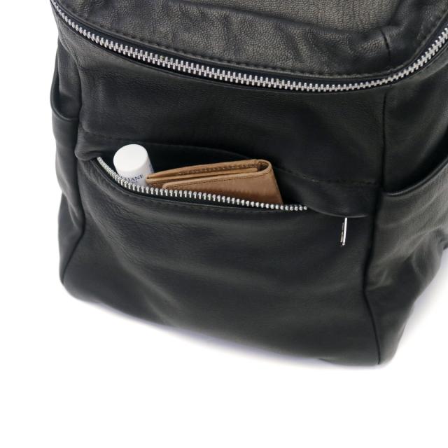 【5％OFFクーポン】【商品レビューで＋5％】REN リュック レディース レン バッグ カバン 軽量 小さめ おしゃれ きれいめ ナチュラル リュックサック 本革 やぎ革 レザー A5 bare ベアー 1-11-35665_10