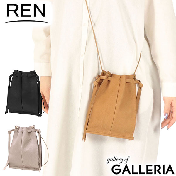 【5％OFFクーポン】【商品レビューで＋5％】REN ショルダーバッグ レディース メンズ 斜めがけバッグ ブランド 小さめ レン 小さい 本革 レザー 軽い 軽量 日本製 HALLIE 1-30-16231