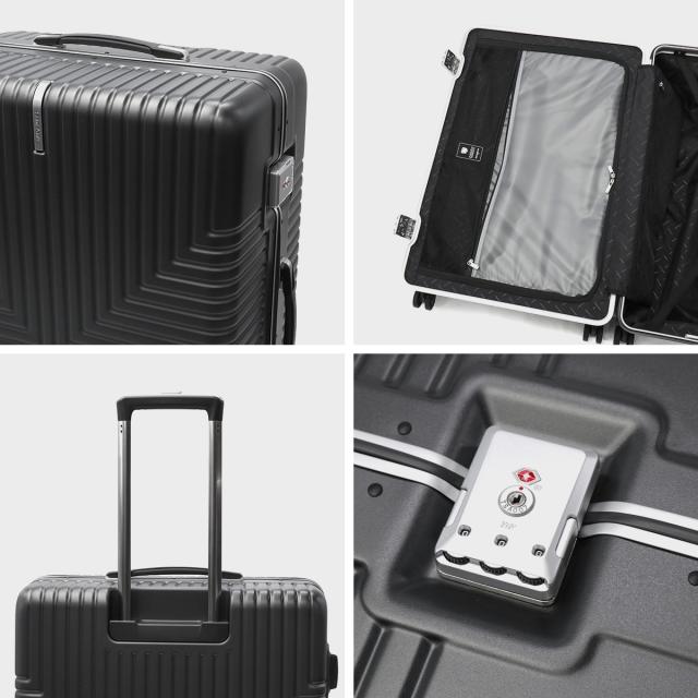 最大30%還元★5/3限定｜【5％OFFクーポン】【商品レビューで＋5％】【セール25％OFF】【正規品3年保証】サムソナイト スーツケース Lサイズ ブランド Samsonite 大容量 フレームタイプ TSロック 93L 大型 9泊 10泊 インターセクト スピナー76_4
